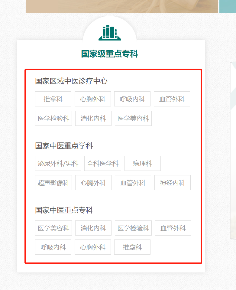 部门与科室设置