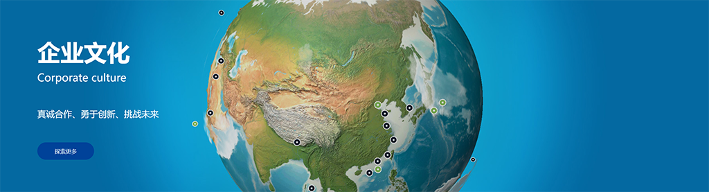 首页企业文化设置